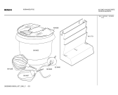 Схема №5 MUM4435JP Compact 300W Kitchen Center с изображением Штатив для кухонного комбайна Bosch 00496465