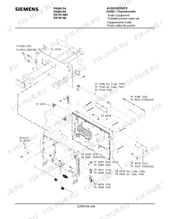 Схема №7 RK761G6 с изображением Переключатель для звукотехники Siemens 00738381