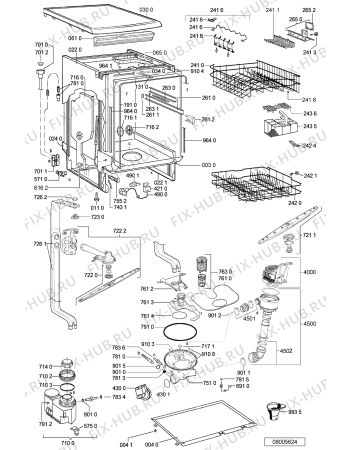 Схема №4 ADP 4545 WH с изображением Микромодуль для посудомоечной машины Whirlpool 481221838598