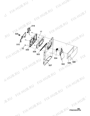 Схема №8 S93880KMX1 с изображением Руководство для холодильной камеры Aeg 8558237023