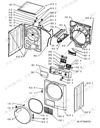 Схема №2 MTD08WH (F090172) с изображением Инструкция по обслуживанию для стиралки Indesit C00353336