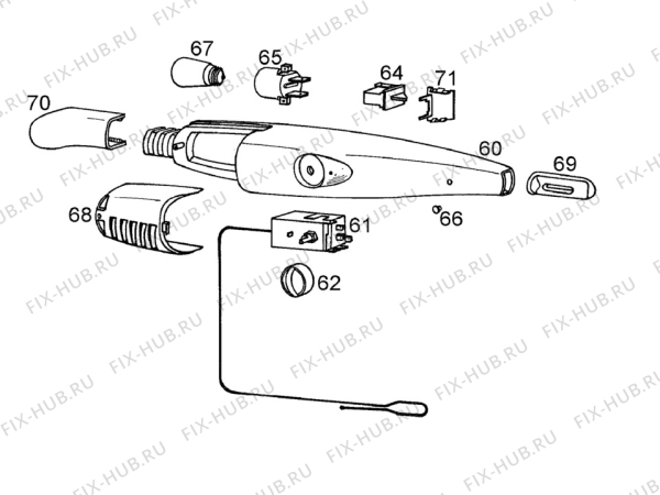 Взрыв-схема холодильника Zanussi ZC205R - Схема узла Electrical equipment 268