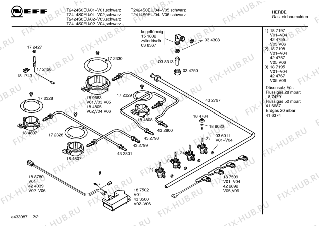 Схема №2 T2414S0EU Neff с изображением Инструкция по эксплуатации для духового шкафа Bosch 00586833