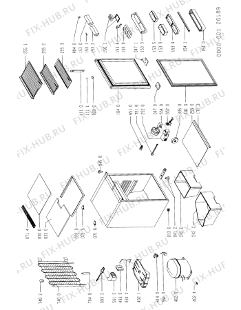 Схема №1 KRC 1654/2 с изображением Декоративная панель для холодильной камеры Whirlpool 481946089407