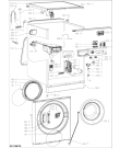 Схема №1 FWL61283WPL с изображением Руководство для стиралки Whirlpool 488000511698