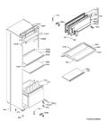 Схема №3 SKD81840C0 с изображением Блок управления для холодильника Aeg 973923585001007