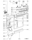 Схема №2 ADG 934 WH с изображением Панель для электропосудомоечной машины Whirlpool 481245379615