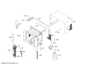 Схема №4 H54R4N0 с изображением Дверь для духового шкафа Bosch 00479030