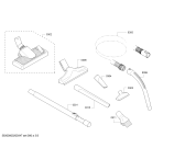 Схема №3 VSZ3MULTI Z 3.0 multiClean с изображением Щетка для мебели для пылесоса Siemens 17001180