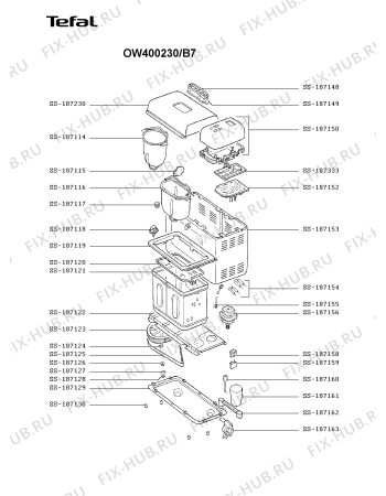 Схема №1 OW400230/B7 с изображением Сенсорная панель для хлебопечи Tefal SS-187333