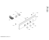 Схема №5 HBF011BA0J с изображением Панель управления для электропечи Bosch 11025601