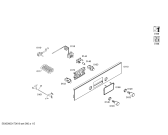 Схема №5 HBA23B223E horno.BO.2d.b2.E0_CIF.f_glass.blanco с изображением Внешняя дверь для электропечи Bosch 00688974