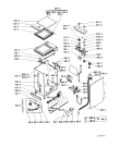 Схема №1 AWF 371/LA с изображением Декоративная панель для стиралки Whirlpool 481945328091