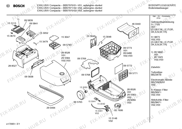 Схема №2 BBS7271GB COMPACTA 72 с изображением Кнопка для мини-пылесоса Bosch 00095841