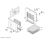 Схема №5 3HT507N Horno balay indp.retro negro multif. с изображением Внешняя дверь для плиты (духовки) Bosch 00474636