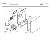 Схема №6 SE26291FF с изображением Передняя панель для посудомойки Siemens 00357760