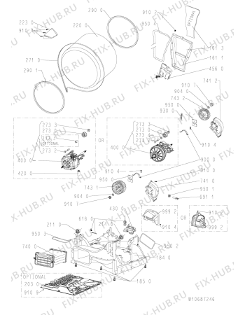 Схема №3 MYU0700CDWT с изображением Микромодуль для стиралки Whirlpool 481010708836