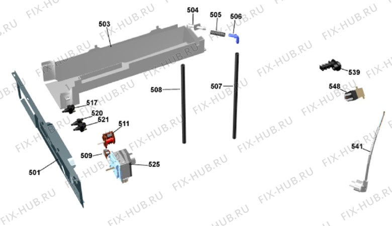 Взрыв-схема стиральной машины Gorenje T721 CE   -White (900002497, TD22CE) - Схема узла 05