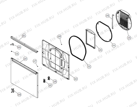 Взрыв-схема стиральной машины Asko T712C AU   -Titanium (336840, TD25.2) - Схема узла 06