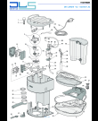 Схема №1 ECO311.R с изображением Кабель для электрокофемашины DELONGHI 5013278529