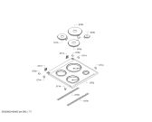 Схема №5 PHCB123A29 с изображением Панель управления для плиты (духовки) Bosch 00743559