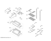 Схема №4 RF463701 с изображением Разделительная стенка для холодильника Bosch 12011251