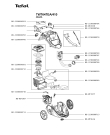 Схема №2 TW7647EA/410 с изображением Крышечка для пылесоса Tefal RS-2230000978