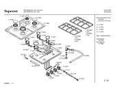 Схема №1 3EP334N с изображением Столешница для плиты (духовки) Bosch 00214954