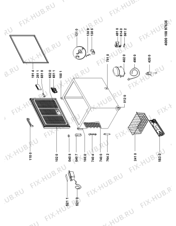Схема №1 CS1A 200 H с изображением Дверца для холодильника Whirlpool 481010766952