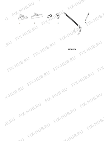 Схема №1 AEQ25+ с изображением Щёточка для мини-пылесоса Aeg 4055344644