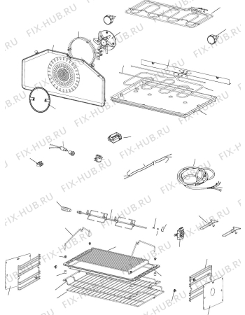 Схема №2 DE908M с изображением Холдер для плиты (духовки) DELONGHI 094744SX