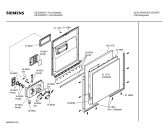 Схема №5 SE35590 с изображением Передняя панель для посудомойки Siemens 00358057