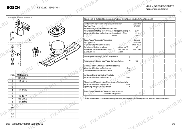 Схема №3 KSV32301IE с изображением Поднос для холодильной камеры Bosch 00439444