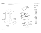 Схема №3 KSG3205NE с изображением Панель для холодильной камеры Bosch 00361589