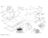 Схема №1 DKE178BTI с изображением Задняя стенка для электровытяжки Siemens 00246110