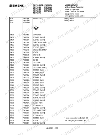 Схема №12 FM723V6 с изображением Панель для жк-телевизора Siemens 00783075