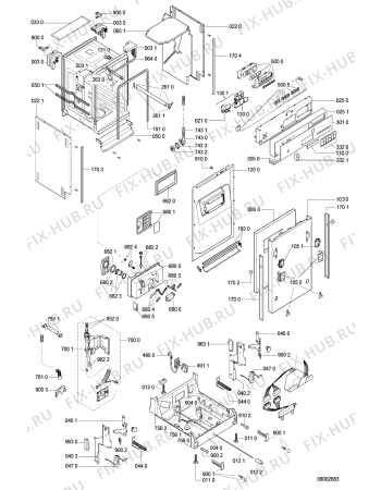 Схема №2 ADG 151 с изображением Другое для посудомойки Whirlpool 481228318006