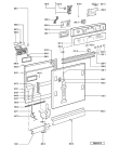 Схема №2 ADG 8370 IX с изображением Модуль (плата) управления для посудомойки Whirlpool 481227658168