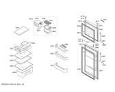 Схема №4 KDN30X63 с изображением Вкладыш в панель для холодильника Bosch 00670430