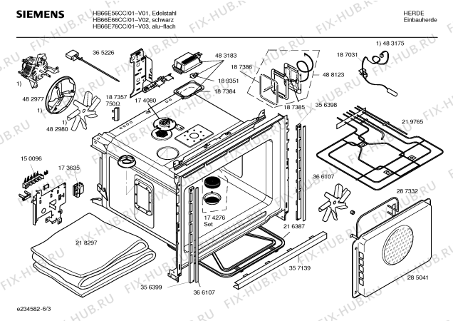 Схема №5 HB44055 с изображением Кабель для плиты (духовки) Siemens 00169551