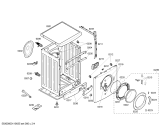 Схема №3 WAE24460AU с изображением Панель управления для стиральной машины Bosch 00661815