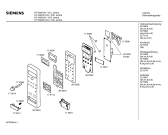 Схема №4 HF16045 с изображением Набор кнопок для микроволновой печи Siemens 00268234