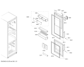 Схема №4 KG39FP00 с изображением Дверь для холодильника Siemens 00245984