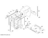 Схема №6 SHV43P13UC с изображением Набор кнопок для посудомойки Bosch 00618477