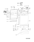 Схема №4 ADP 5510 IX с изображением Мини-ручка для электропосудомоечной машины Whirlpool 481010683894