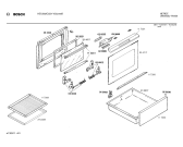 Схема №4 0750292025 HEU602F с изображением Панель для духового шкафа Bosch 00117409