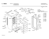 Схема №2 0705204502 GSA210 с изображением Дверь для холодильной камеры Bosch 00230778