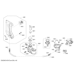Схема №6 SPU53E05AU с изображением Передняя панель для посудомоечной машины Bosch 00708400