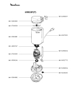 Схема №1 A98024F(P) с изображением Переключатель для кофеварки (кофемашины) Moulinex MS-4380927