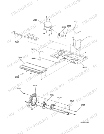 Схема №10 KRBC - 9010  I с изображением Другое для холодильной камеры Whirlpool 482000003050